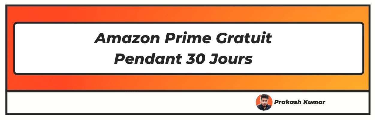 Amazon Prime Gratuit