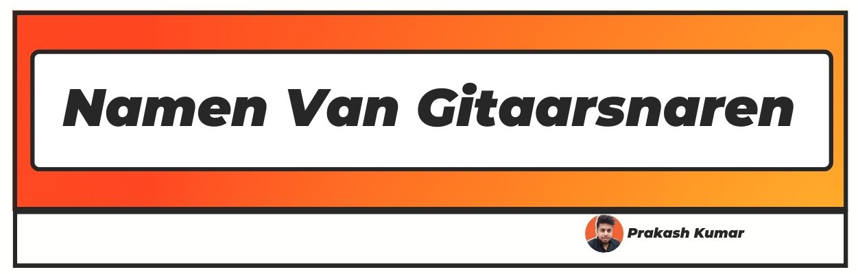 Namen Van Gitaarsnaren
